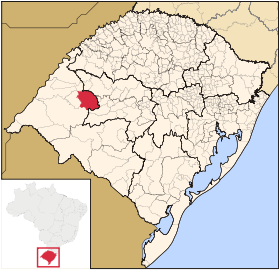 Localisation de São Francisco de Assis sur une carte