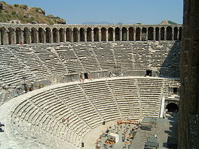 Théâtre d'Aspendos : cavea