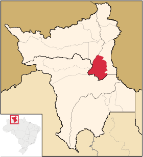 Localisation de Cantá sur une carte
