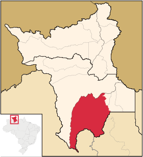 Localisation de Rorainópolis sur une carte