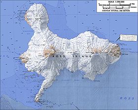 Carte de l'île de Ross.