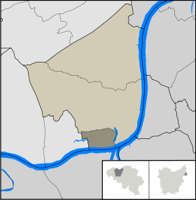 Localisation de Rupelmonde au sein de Kruibeke