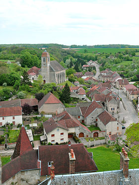 Vue générale de Rupt-sur-Saône