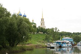 Kremlin de Riazan vu depuis l'Oka.
