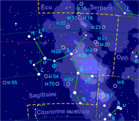 Image illustrative de l'article Sagittaire (constellation)