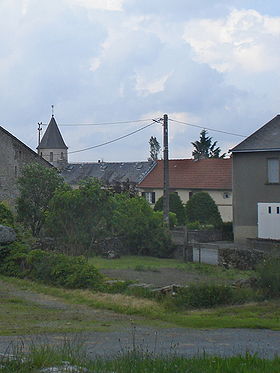 Saint-Goussaud, vue du village