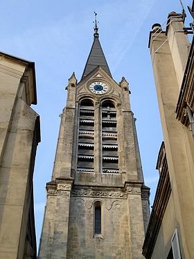 Clocher-tour de l'église Saint-Leu-Saint-Gilles