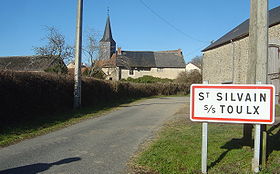Entrée de Saint-Silvain-sous-Toulx