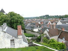 Vue de la commune depuis le château.