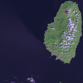 Vue satellite de Saint-Vincent