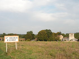 Le village de Sainte-Eulalie-d'Eymet