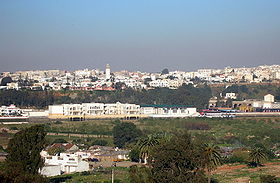 La ville de Salé vue de Rabat