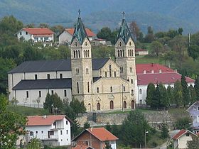 L'église et le monastère de Guča Gora