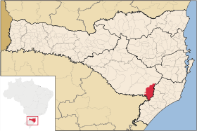 Localisation de Bom Jardim da Serra sur une carte