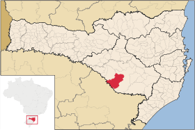 Localisation de Capão Alto sur une carte