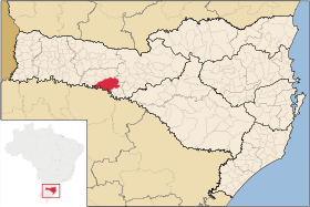 Localisation de Concórdia sur une carte