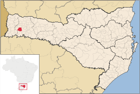 Localisation de Cunha Porã sur une carte
