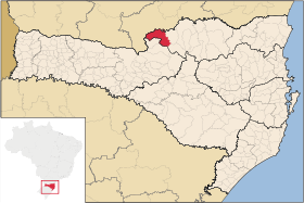 Localisation de Porto União sur une carte