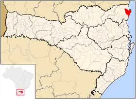 Localisation de São Francisco do Sul sur une carte