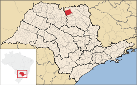 Localisation de Barretos sur une carte