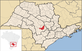 Localisation de Botucatu sur une carte