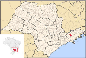 Localisation de Caçapava sur une carte