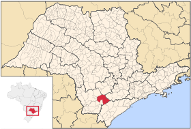 Localisation de Capão Bonito sur une carte