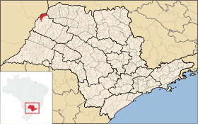 Localisation de Ilha Solteira sur une carte
