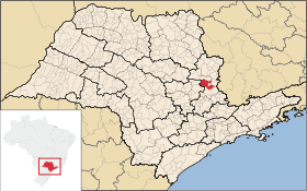Localisation de Mogi Guaçu sur une carte