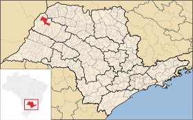 Localisation de Pereira Barreto sur une carte