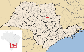 Localisation de Rincão sur une carte