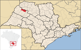 Localisation de Santo Antônio do Aracanguá sur une carte