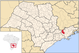 Localisation de São José dos Campos sur une carte