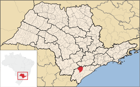 Localisation de Sete Barras sur une carte