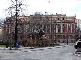 Le siège du canton de Sarajevo, dans la municipalité de Centar