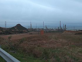La raffinerie SARAS, près de Sarroch, en Sardaigne.