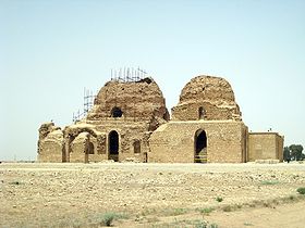 Le palais sassanide proche de Sarvestan