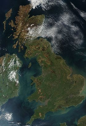 carte : Géographie du Royaume-Uni