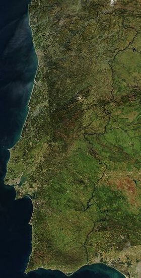 carte : Géographie du Portugal