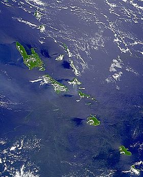 carte : Géographie du Vanuatu