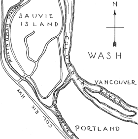 Carte de l'île en 1937