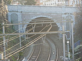 Entrée nord du tunnel Deschanel