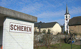 La gare et l'église