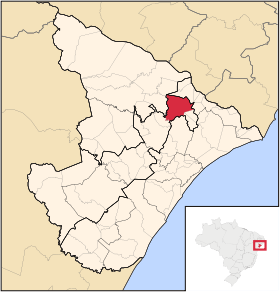 Localisation de Aquidabã sur une carte