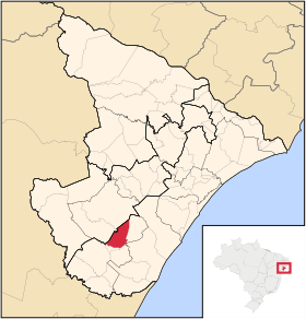 Localisation de Boquim sur une carte