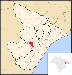 Localisation de Campo do Brito sur une carte