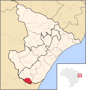 Localisation de Cristinápolis sur une carte