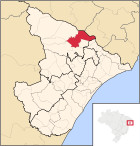 Localisation de Gararu sur une carte