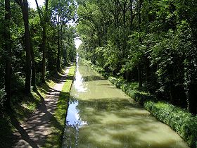 Les rives du canal de l'Ourcq.