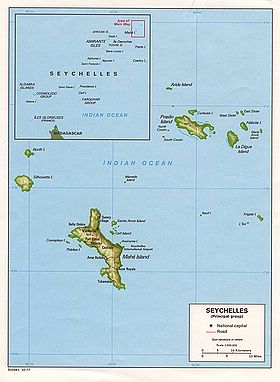 Carte des îles Intérieures.